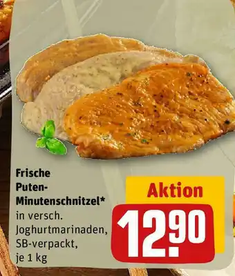REWE Frische Puten- Minutenschnitzel* 1kg Angebot