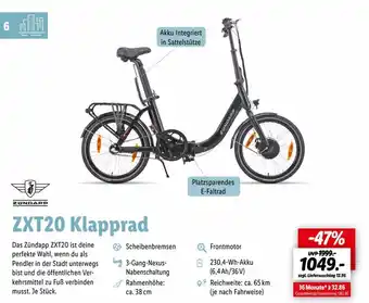 Lidl ZUNDAPP ZXT20 Klapprad Angebot