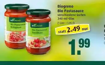 Markant Biogreno Bio Pastasauce Angebot