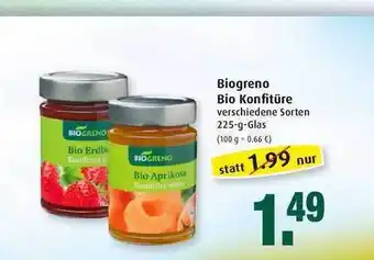 Markant Biogreno Bio Konfitüre Angebot