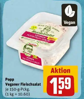 REWE Popp Veganer Fleischsalat 150g Angebot