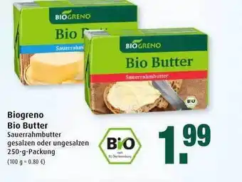 Markant Biogreno Bio Butter Angebot