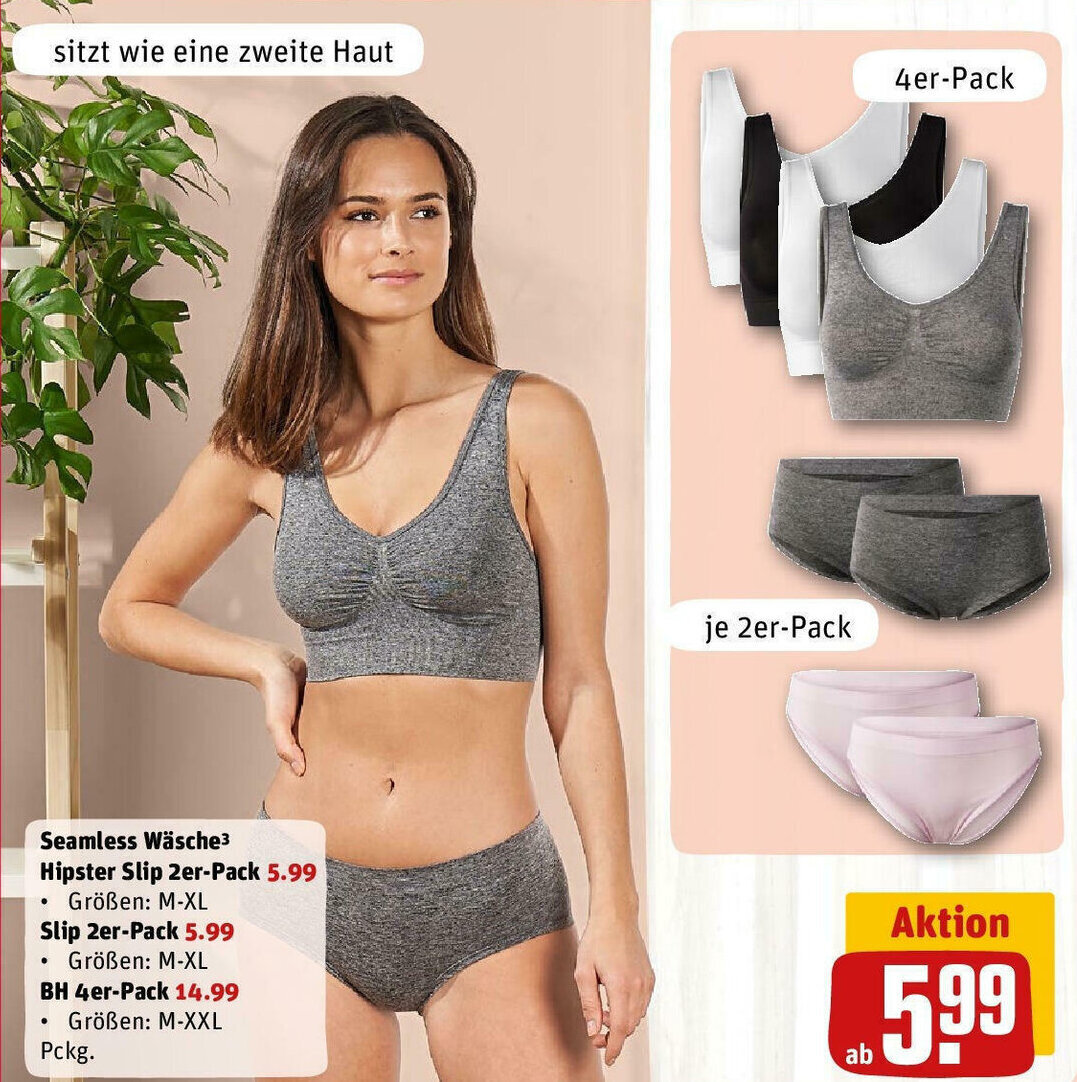 REWE Seamless Wäsche³ Hipster Slip 2er-Pack Angebot