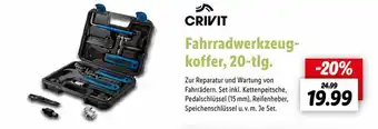 Lidl CRIVIT Fahrradwerkzeug-koffer, 20-tlg. Angebot