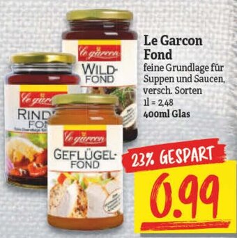 NP Discount Le Garcon Fonds 400ml Glas Angebot