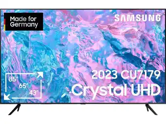 MediaMarkt Samsung gu43cu7179 led tv (flat, 43 zoll / 108 cm, uhd 4k, smart tv, tizen) Angebot