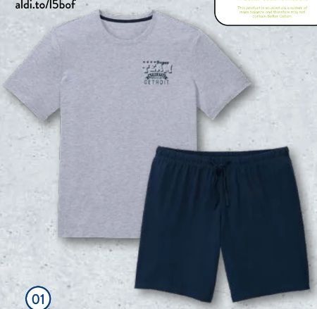 Aldi Nord Herren pyjama Angebot
