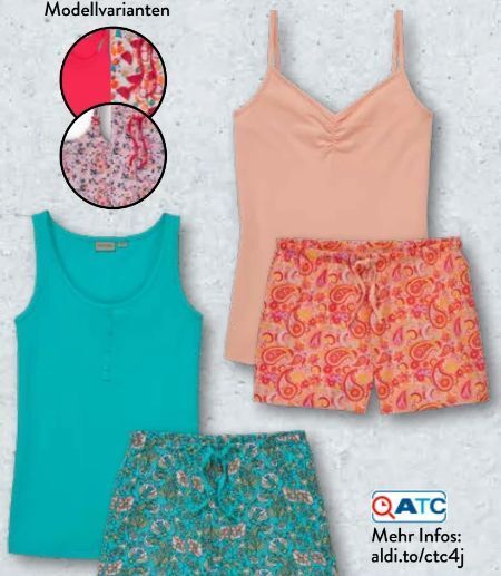 Aldi Nord Damen pyjama Angebot