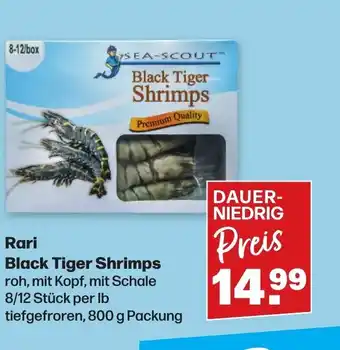 Handelshof Rari Black Tiger Shrimps 800 g Packung Angebot