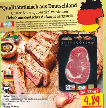 NP Discount Bauern Gut Entrecöte 245g Angebot