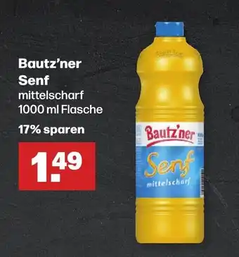 Handelshof Bautz'ner Senf 1000 ml Flasche Angebot