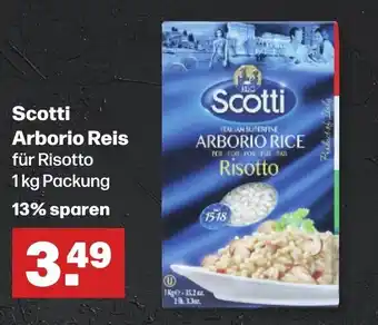 Handelshof Scotti Arborio Reis für Risotto 1 kg Packung Angebot