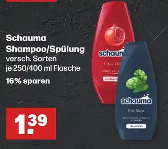 Handelshof Schauma Shampoo/Spülung versch. Sorten je 250/400 ml Flasche Angebot