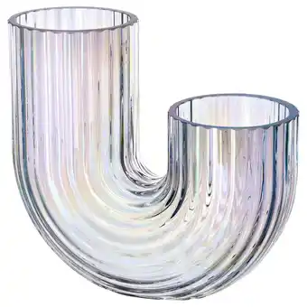 IKEA Räffelbjörk vase perlmuttfarben 20 cm Angebot