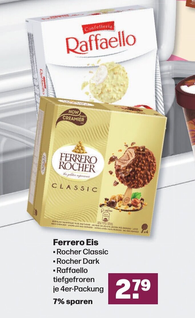 Handelshof Ferrero Eis je 4er-Packung Angebot