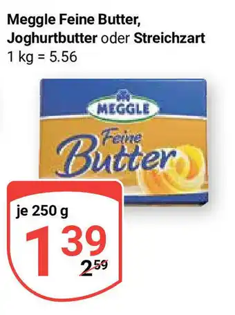 Globus Meggle Feine Butter, Joghurtbutter oder Streichzart je 250 g Angebot