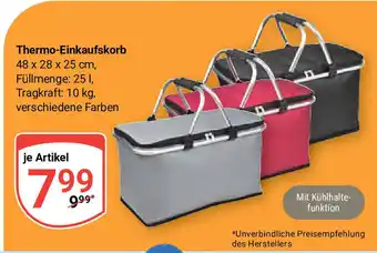 Globus Thermo-Einkaufskorb 48 x 28 x 25 cm Angebot