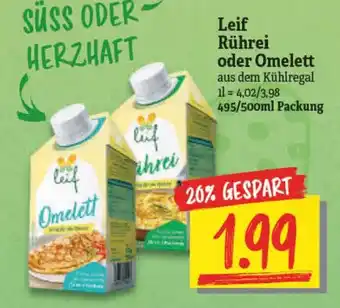 NP Discount Leif Rührei oder Omelett 495/500ml Angebot