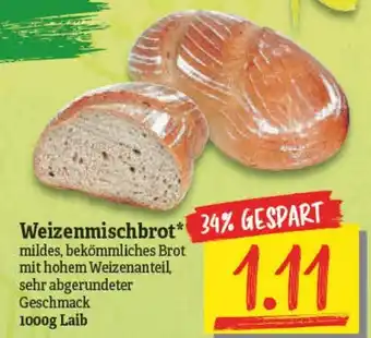 NP Discount Weizenmischbrot 1000g Angebot