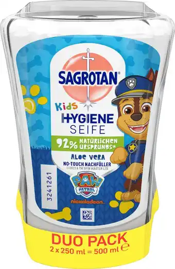 dm drogerie Sagrotan seifenspender no touch kids entdecker-power nachfüllpack duo, 2x250ml Angebot