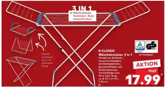 Kaufland K-CLASSIC Wäschetrockner 3 in 1 Angebot