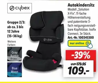 Lidl cybex Autokindersitz Modell ,,Solution X-Fix" Angebot