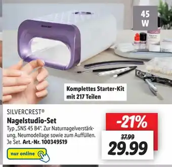 Lidl SILVERCRESTⓇ Nagelstudio-Set Typ ,,SNS 45 B4". Angebot