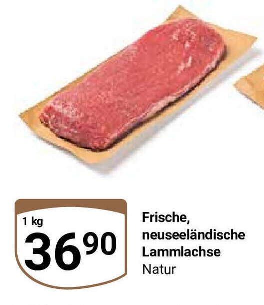 Globus Frische, neuseeländische Lammlachse Natur 1 kg Angebot