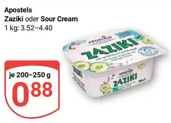 Globus Apostels Zaziki oder Sour Cream 200-250g Angebot