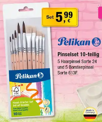 Ortloff Pelikan Pinselset 10-teilig Angebot