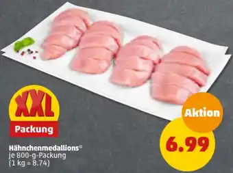 PENNY Hähnchenmedallions 800-g-Packung Angebot