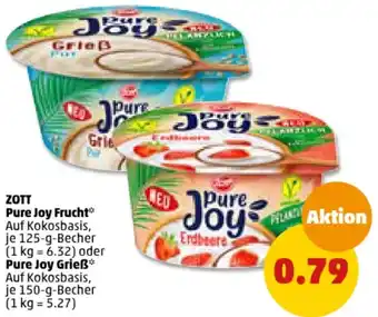 PENNY ZOTT Pure Joy Frucht 125-g oder Pure Joy Grieß 150-g-Becher Angebot