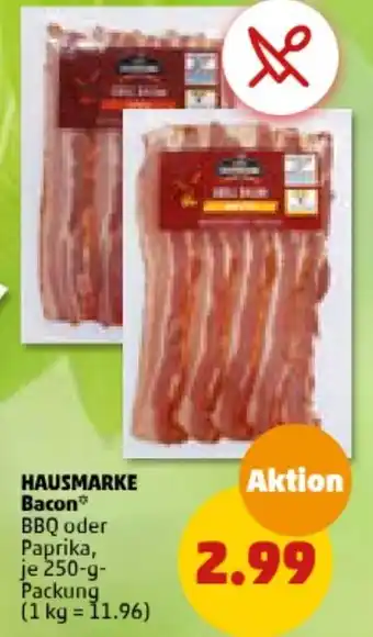 PENNY HAUSMARKE Bacon 250 g Packung Angebot