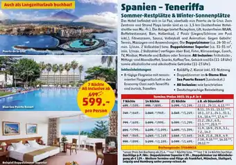 PENNY Spanien - Teneriffa Angebot