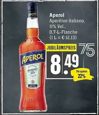 Marktkauf Aperol Angebot