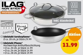 PENNY HOME IDEAS cooking Edelstahl-Servierpfanne Angebot