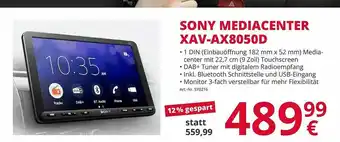 A.T.U. Sony Mediacenter Xav-ax8050d Angebot