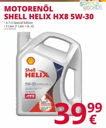 A.T.U. Motorenöl Shell Helix Hx8 5w-30 Angebot