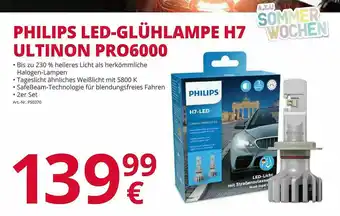 A.T.U. Phillips Led-glühlampe H7 Ultinon Pro6000 Angebot