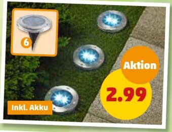 PENNY Solar-Weg-und-Beet-Beleuchtung Angebot
