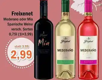 Aktiv Irma Freixenet Mederano Oder Mia Spanische Weine Versch. Sorten Angebot