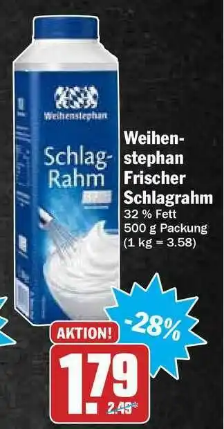 Hit Weihen-setephan Frischer Schalgrahm Angebot