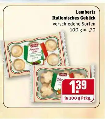 REWE Kaufpark Lambertz Italienisches Gebäck Angebot