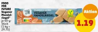 PENNY FOOD FOR FUTURE Veganer Mandelriegel 40 g Angebot