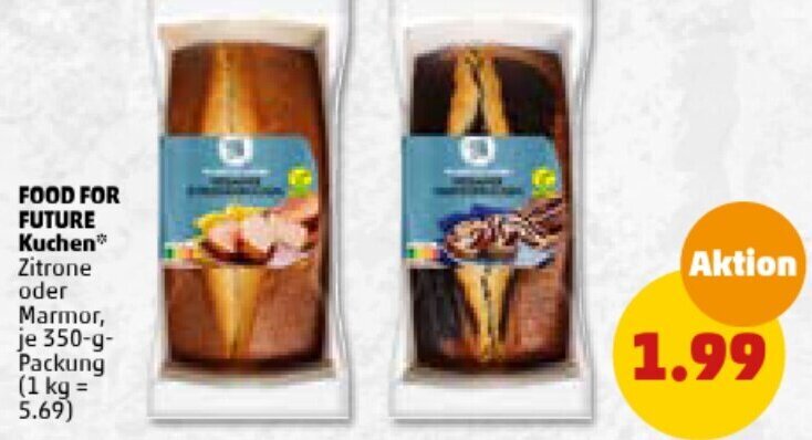 PENNY FOOD FOR FUTURE Kuchen 350-g-Packung Angebot