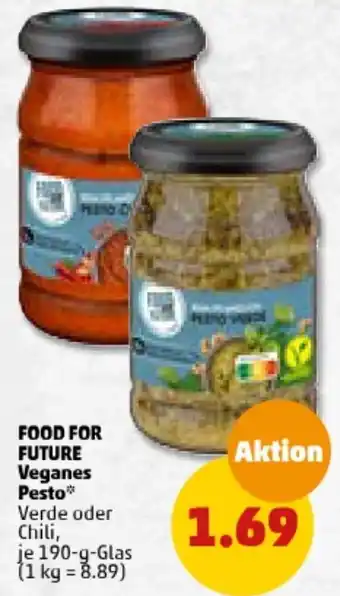 PENNY FOOD FOR FUTURE Veganes Pesto 190 g Glas Angebot
