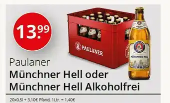 Sagasser Paulaner Münchner Hell Oder Alkoholfrei Angebot