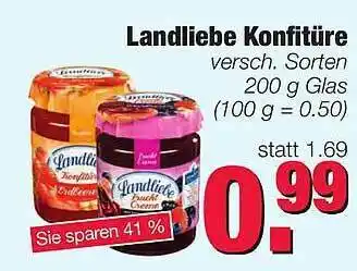 Edeka Scherer Landliebe Konfitüre Versch. Sorten Angebot