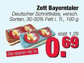 Edeka Scherer Zott Bayerntaler Angebot