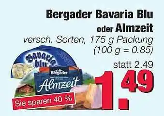 Edeka Scherer Bergader Bavaria Blu Oder Almzeit Angebot